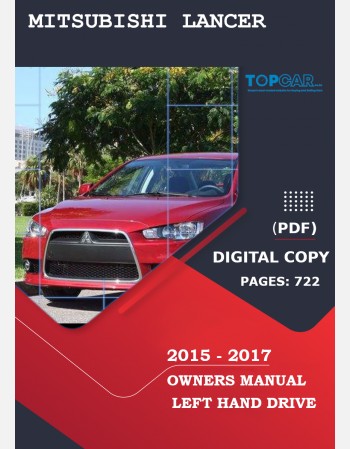mitsubishi lancer 2015 2016 2017 owners manual